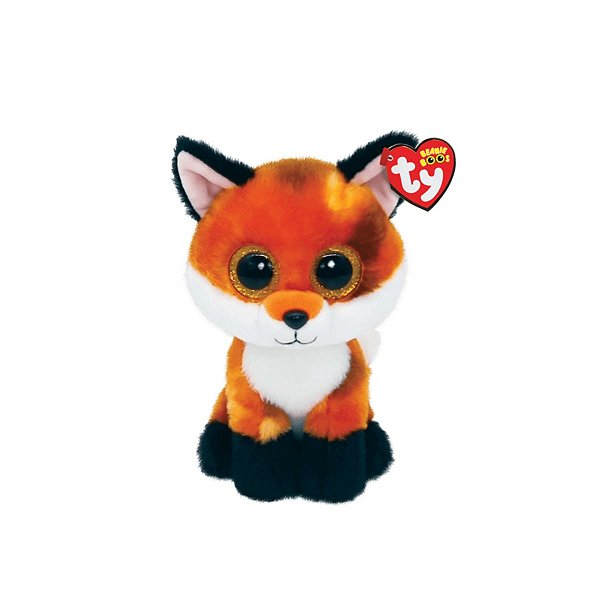 Bicho de Pelúcia Ty Beanie Boos 44098 Raposa Laranja Meadow