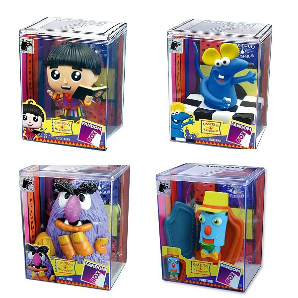 Kit 4 Bonecos Castelo Rá-Tim-Bum Fandom Box Classic Colecionáveis