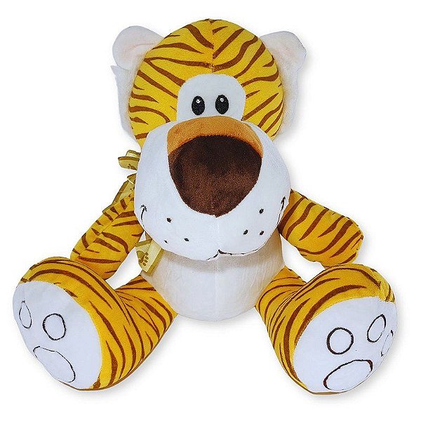 Tigre de Pelúcia Baby Plush Fofy Toys Pelúcia Para Crianças e Bebês Antialergico Seguro