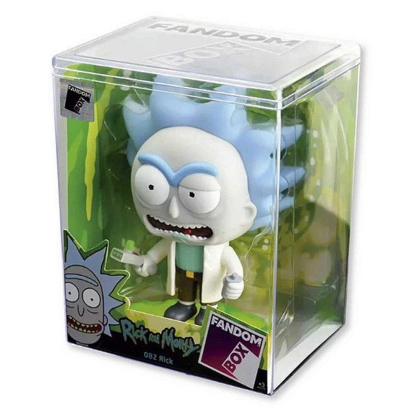 Boneco Rick Sanchez Rick and Morty Fandom Box Colecionável 14cm