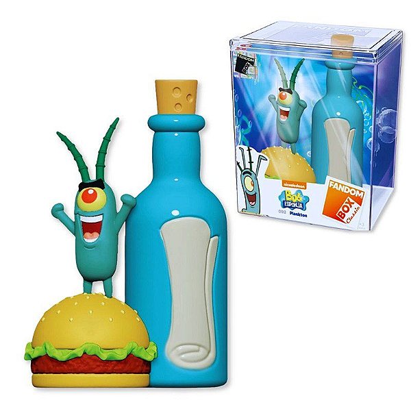 Boneco Colecionável Fandom Box Classic Plankton Edição Especial 25 Anos