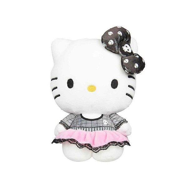Bicho de Pelúcia Hello Kitty e Amigos Sunny 3871 – Hello Kitty com Vestido