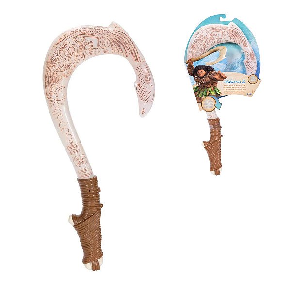 Brinquedo Anzol Maui Moana 2 - Luz, Som e Diversão Interativa para Fãs do Filme