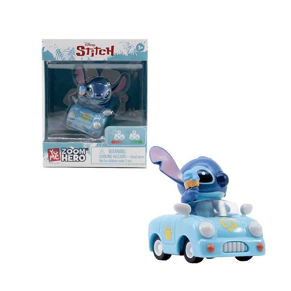 Boneco Stitch Veículo de Fricção Divirta-se com o Alien Mais Fofo Carrinho Verde