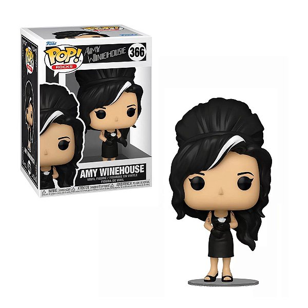 Funko Pop Amy Winehouse #366 - Figura Colecionável Detalhada da Lendária Cantora Britânica