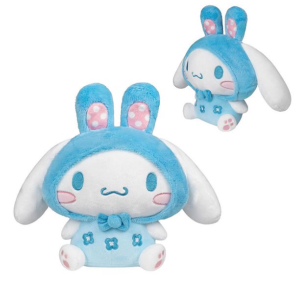 Cinnamoroll Fantasia Azul Pelúcia Sanrio Licenciada - Produto Oficial, Macio e Antialérgico, Edição Especial!