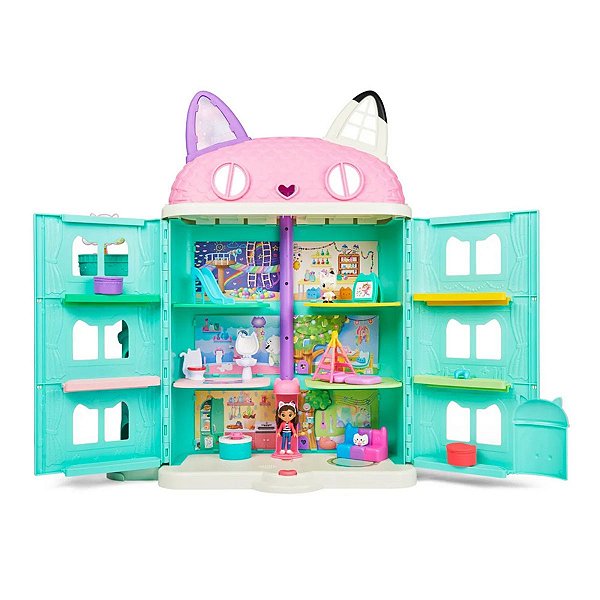 Casa Mágica de Gabby - O Playset Completo com Cômodos, Acessórios e Sons Incríveis!
