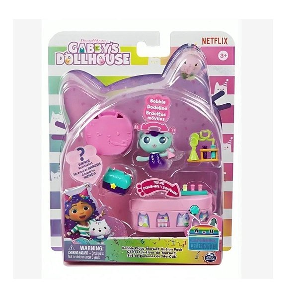 Brinquedo MerCat Gabby’s Dollhouse - Conjunto de Experimentos Mágicos e Acessórios Infantis!