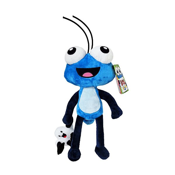 Boneco de Pelúcia Musical Bob Zoom com Pipoquinha – Som na Mãozinha, 30cm