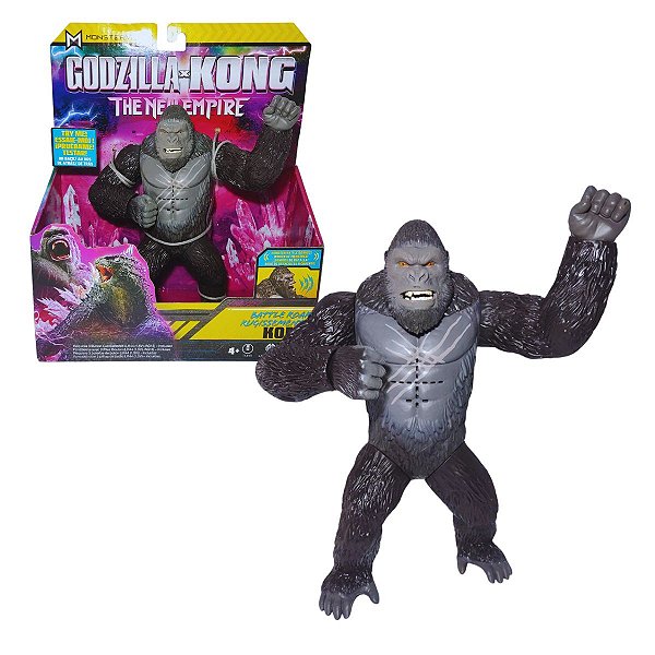 Kong com Som e Articulado – Boneco do Filme The New Empire – Licenciado Monsterverse