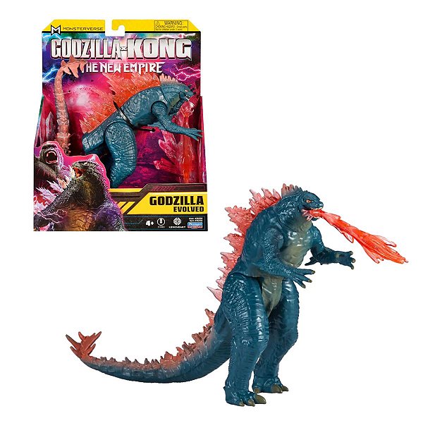 Boneco Godzilla The New Empire – Com Raio Atômico e Visual Atualizado do Filme