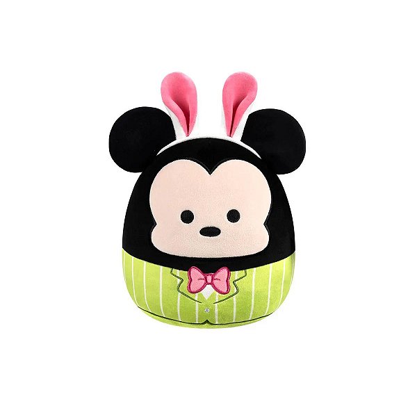 Mickey de Coelhinho Squishmallows – Pelúcia Fofa e Charmosa da Disney, Ideal para Presente
