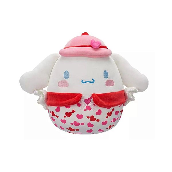 Cinnamoroll Squishmallows Sanrio – Pelúcia Original com Selo Inmetro e Material Macio