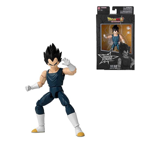 Boneco Vegeta Super Hero Dragon Ball Super 15,5cm Articulado Original Dragon Stars Sunny