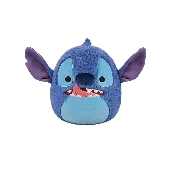Pelúcia Stitch Fuzzamallows Disney Original Lambe Lambe Azul Macia Sunny 28x21cm Presente