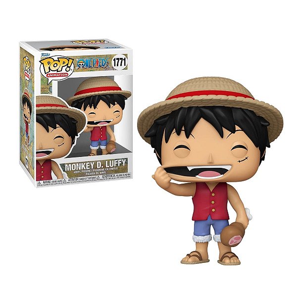 Funko Pop Monkey D. Luffy 1771 One Piece com Caixa Original e Licença Oficial