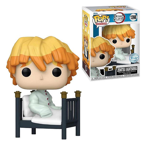 Boneco Colecionável Funko Pop Demon Slayer Zenitsu Agatsuma Edição Especial #1398
