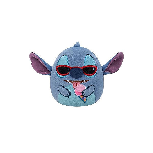 Pelúcia Stitch Squishmallows Disney Sunny Com Sorvete Licenciada