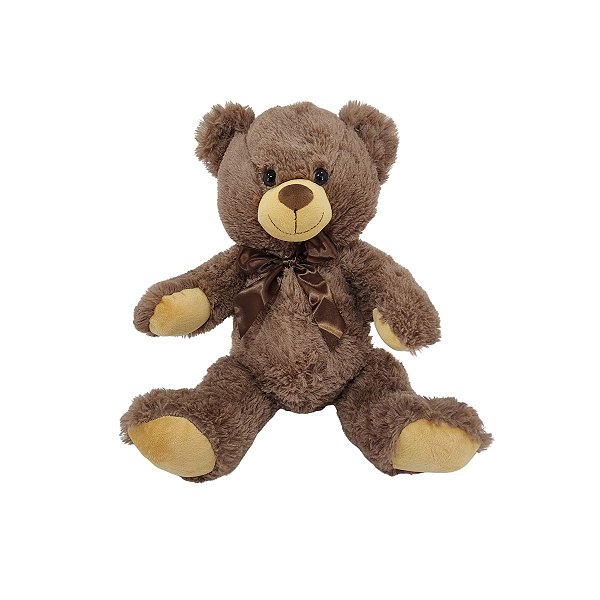 Urso de Pelúcia Pernas Longas Brownie 45cm Fofo Presente Infantil