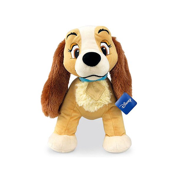 Pelúcia Disney Dama Lady 30cm A Dama e o Vagabundo Original