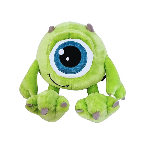 Bicho de Pelúcia Disney Mike Wazowski Monstros S.A. 30cm Big Feet Original