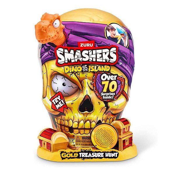 Smashers Dino Island Gold Treasure Hunt – Mais de 70 Surpresas