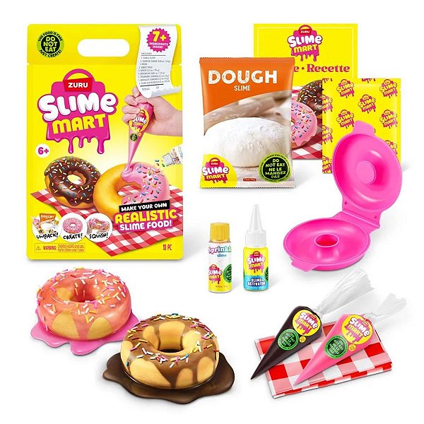 Slime Mart Zuru Donuts – Crie Sua Comida Realista com Slime