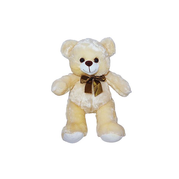 Urso de Pelúcia Pernas Longas Bege Fizzy Toys – Presente Fofo e Charmoso