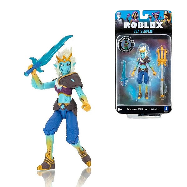 Figura Roblox Sea Serpent Sunny 10cm Original com Código Virtual