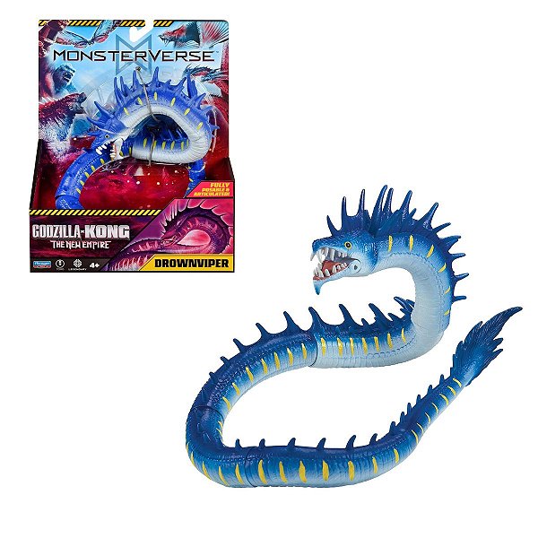 Boneco Drownviper Monsterverse Godzilla x Kong O Novo Império Sunny