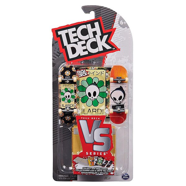 Tech Deck VS Series Blind Sunny Kit 2 Skates de Dedo com Obstáculo
