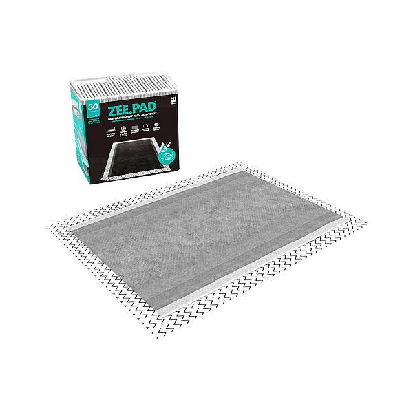 TAPETE HIGIENICO ZEE PAD CARVAO 30UN 60X80