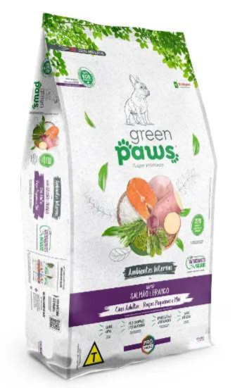 RACAO GREEN PAWS AD RP SALMAO E FRANGO 10KG