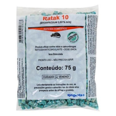 RATICIDA RATAK 10 75GR SYNGENTA