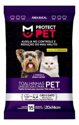 TOALHA UMIDECIDA PROTECT PET BUCAL