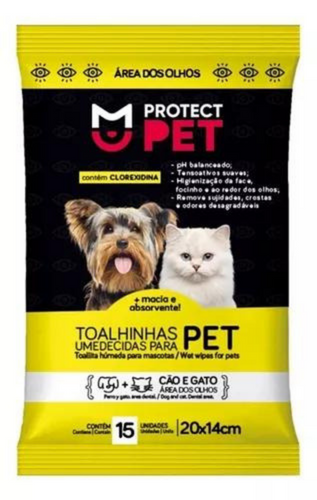 TOALHA UMIDECIDA PROTECT PET OLHOS