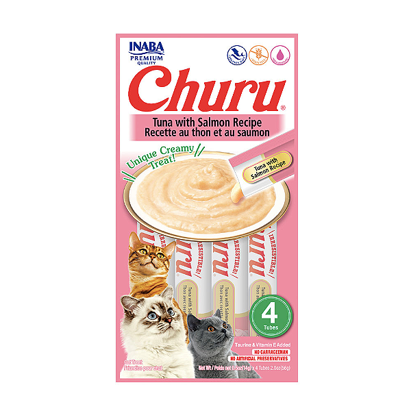 INABA CHURU PURE ATUM E SALMAO 56G
