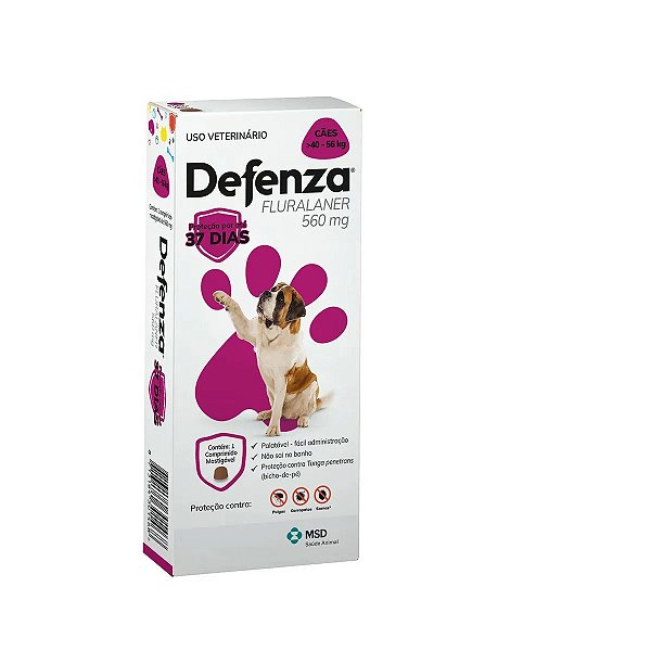Defenza Cães 40 a 56kg 560mg