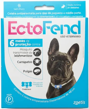 Coleira Ectofend P 48cm