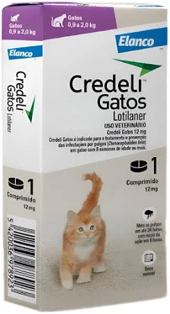 Credeli Gatos 12mg De 0,9 a 2kg