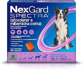 Nexgard Spectra G 15kg a 30kg 3 uni