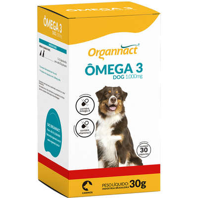 Ômega 3 Dog 1000mg 30 Capsulas