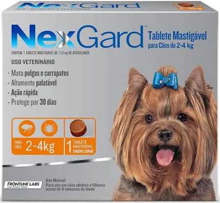 Nexgard 11,3mg 2 A 4kg 3tab