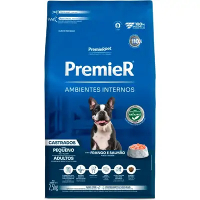 Ração Premier Amb Interno Castrados 2,5Kg