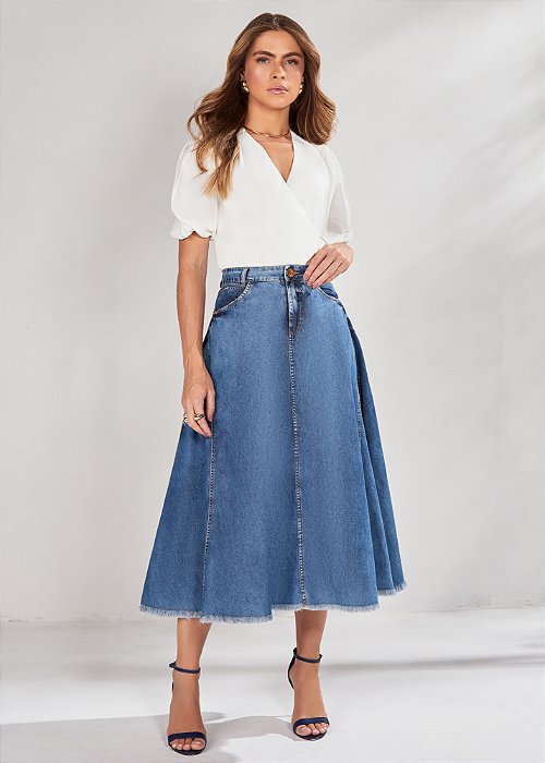Pantalon midi hotsell