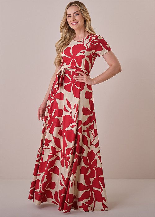 Vestido Tatiane Longo Estampado Tatá Martello