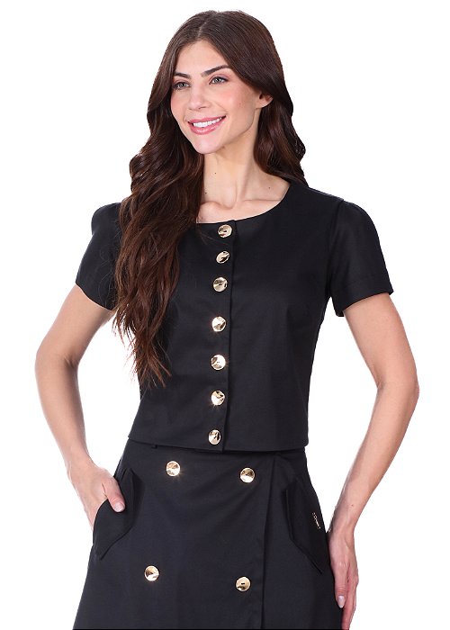 Blusa Eliara Preta Hapuk