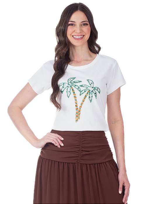 Blusa Moana Off-White Hapuk