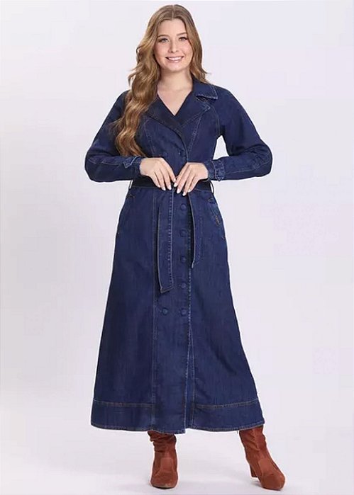 Vestido Cloe Jeans Escuro Hapuk