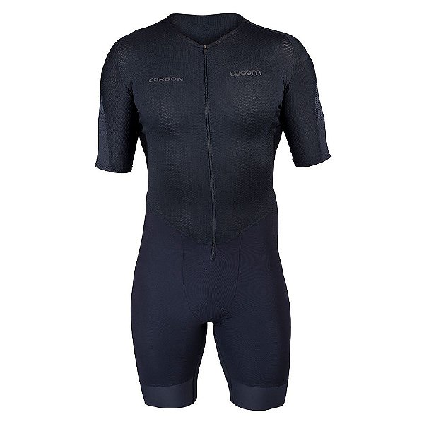 Macaquinho Triathlon Woom Carbon Black Storm Masculino 2023